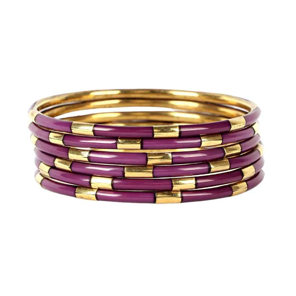 VEDA BANGLES AMETHYST