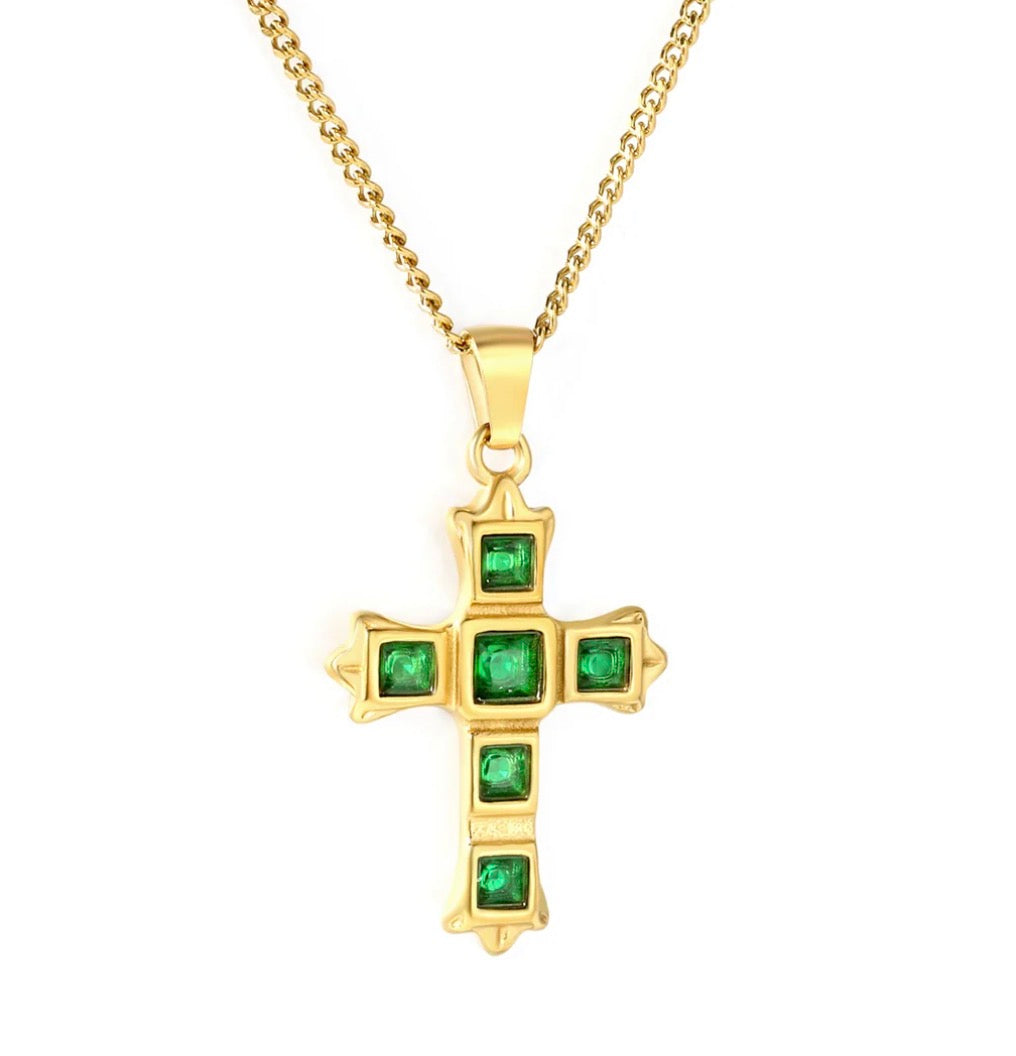 Zoe cross Necklace