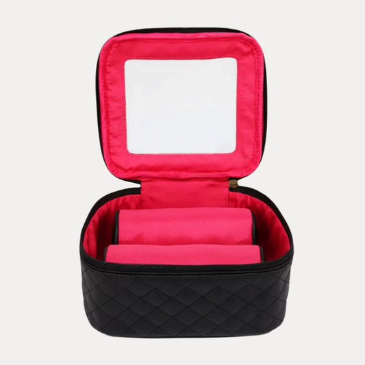 BUDHAGIRL BLACK TRAVEL CASE - LARGE