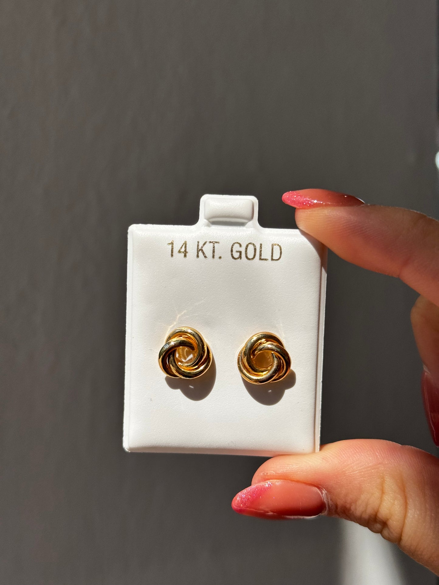 Oro 14k Nudo Earrings