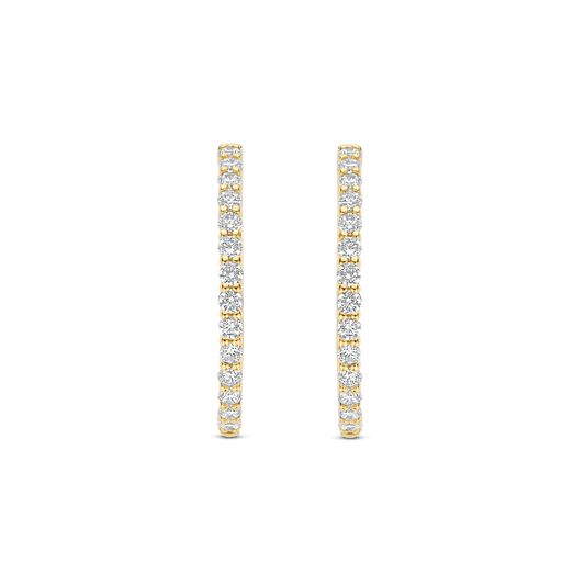 Ti Sento Tennis Oversized Hoops 78078ZY