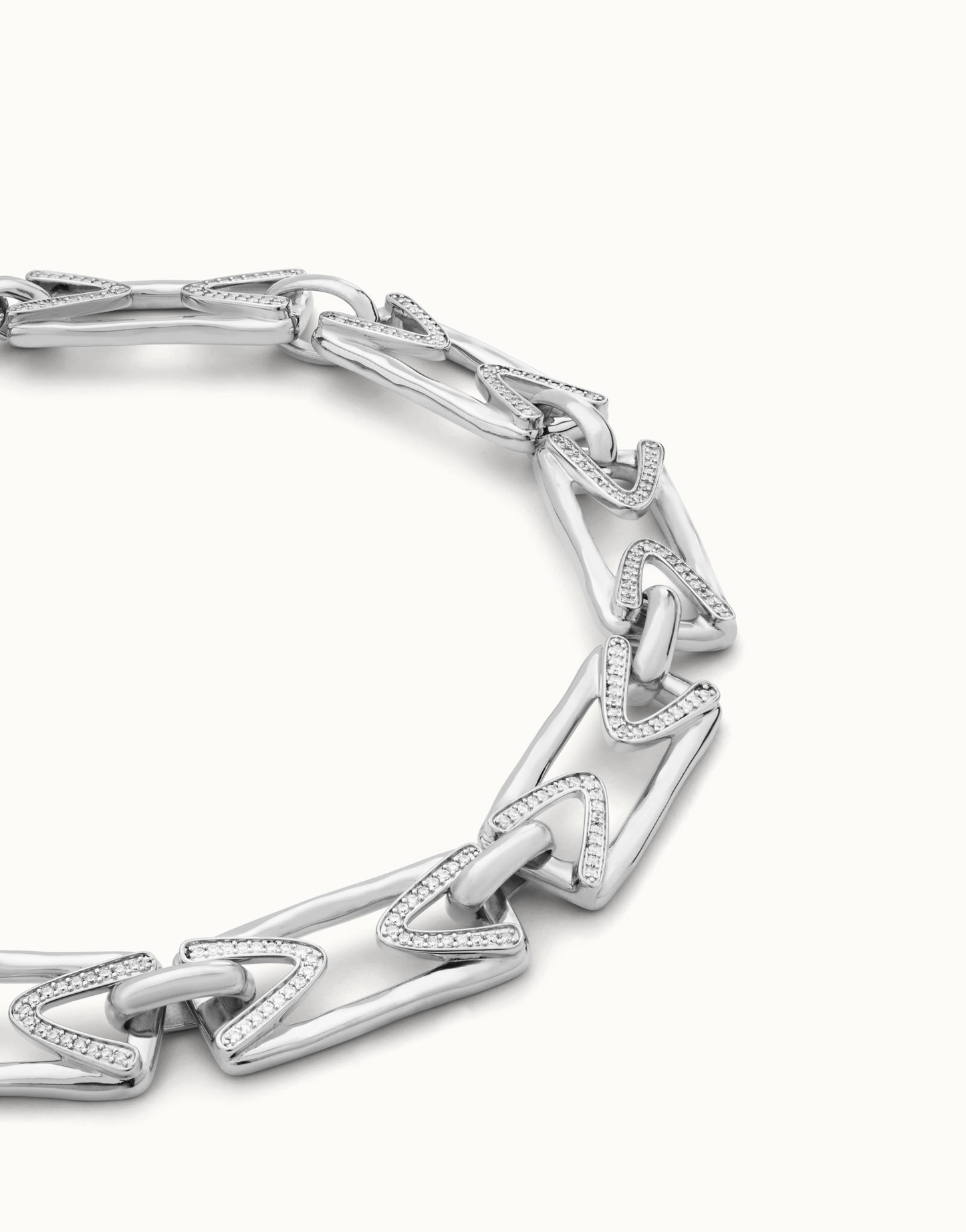 Sterling silver-plated blue necklace COL1868