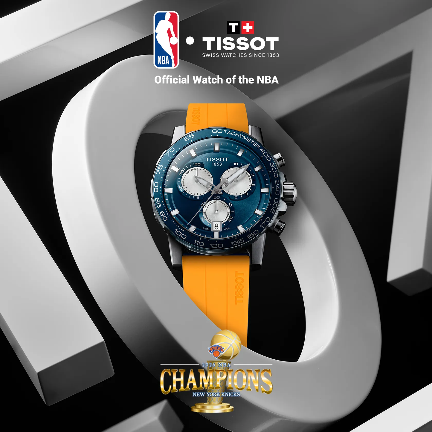 TISSOT SUPERSPORT NEW YORK KNICKS NBA 2026 CHAMPIONSHIP SPECIAL EDITION T125.617.11.041.01