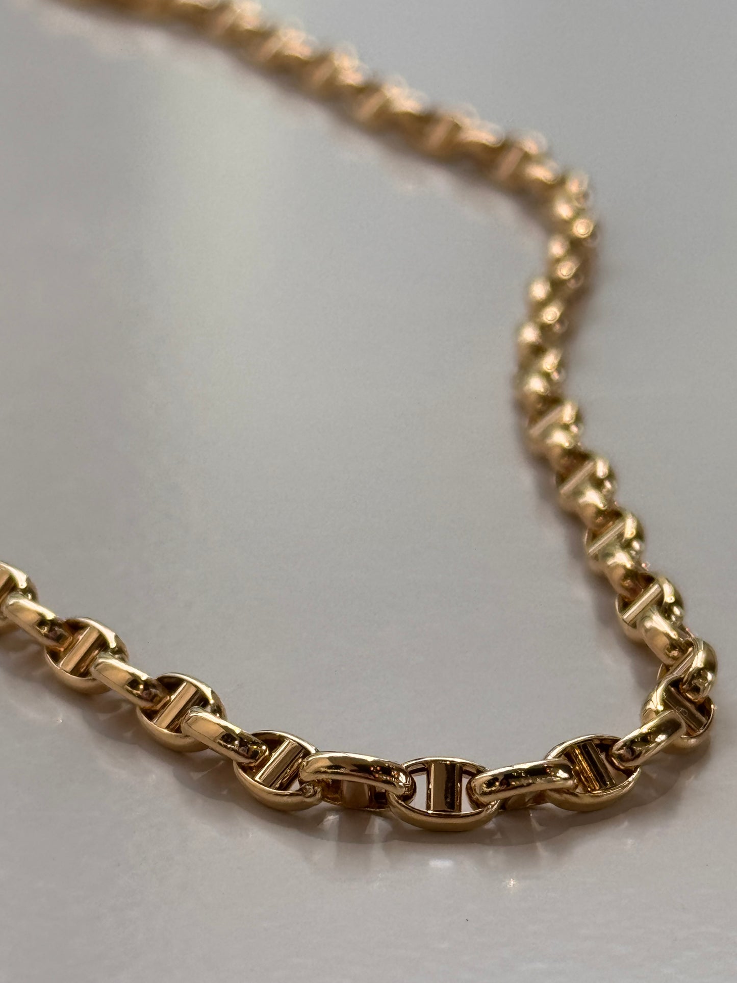 14k Italy Gold Gucci Mariner Necklace