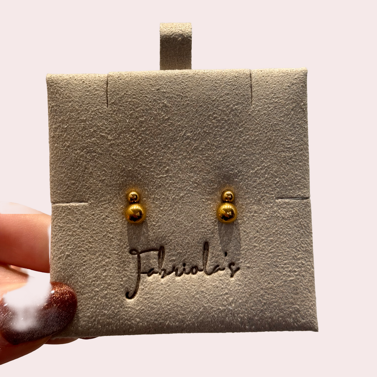 María Steel Earrings