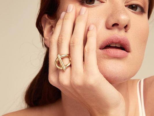 UNO DE 50 RINGS ANI0807ORO