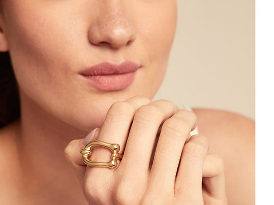 UNO DE 50 RINGS ANI0808ORO