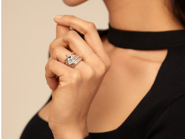 UNO DE 50 RINGS ANI0057MTL