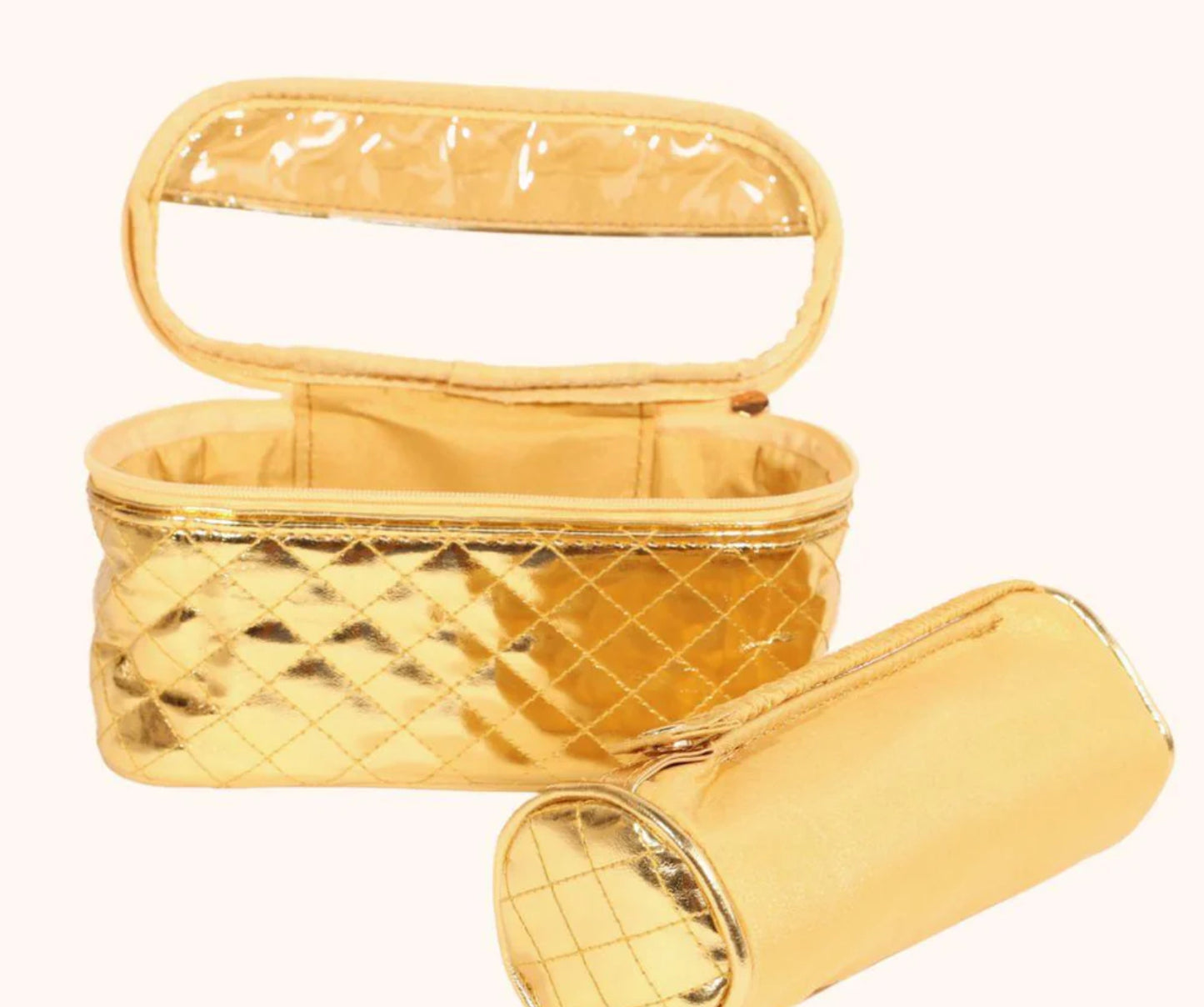 BUDHAGIRL GOLD TRAVEL CASE
