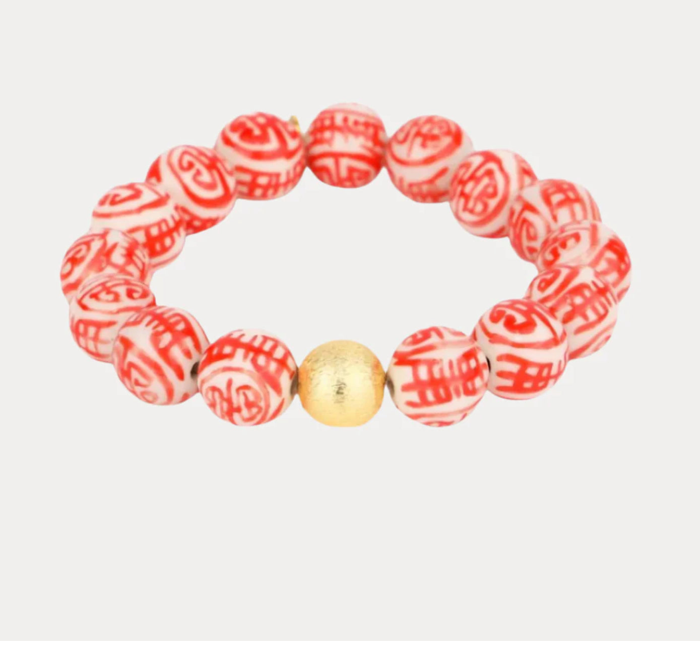 BUDHA GIRL PORCELAIN BEADED FLAME