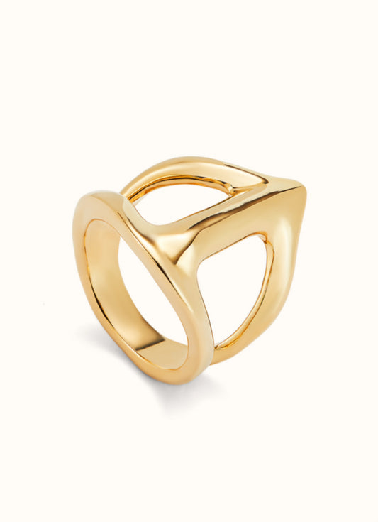 UNO DE 50 RINGS ANI0846ORO