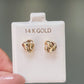 GOLD 14K EARRINGS KNOT