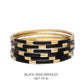 Budhagirl Black Veda Bangles