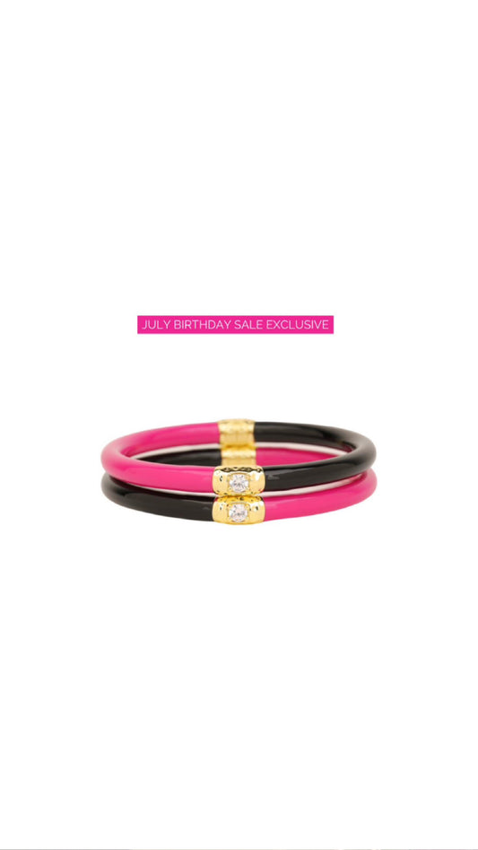 BUDHA YIN YANG BLACK AND EPIC PINK
