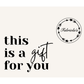 Fabriola’s Gift Card