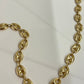 Italy Gold 14K Gucci Puff Necklace