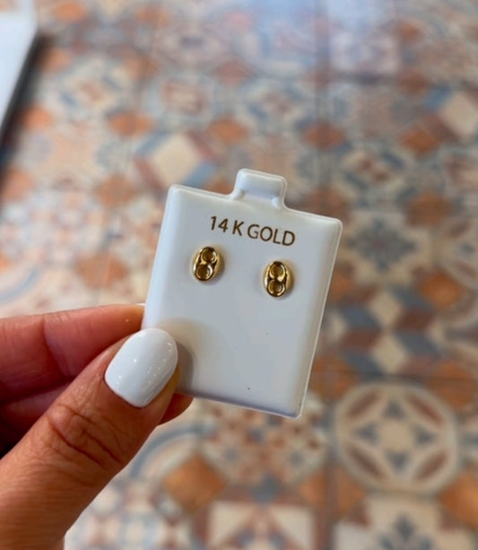 Gold 14k Earrings Gucci Puff