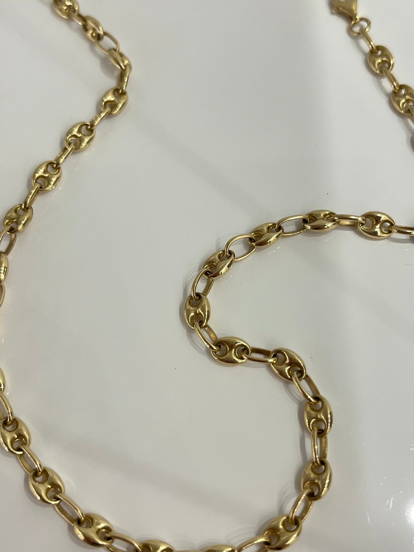 Gold 14K Gucci Puff Necklace