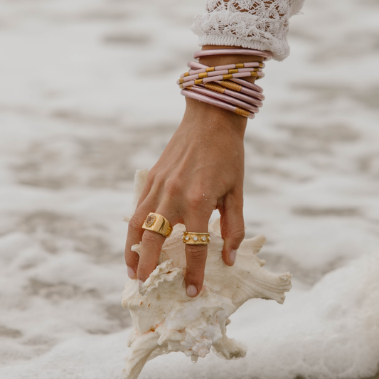 Veda Bangles Ice Rose