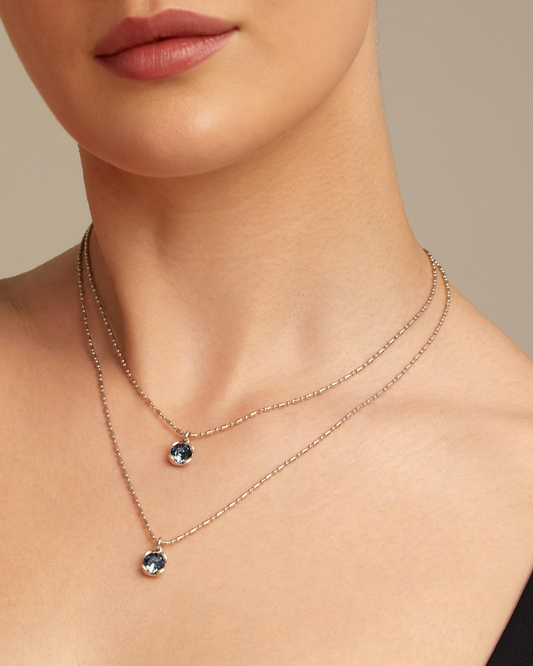 Aura Blue Necklace COL1866