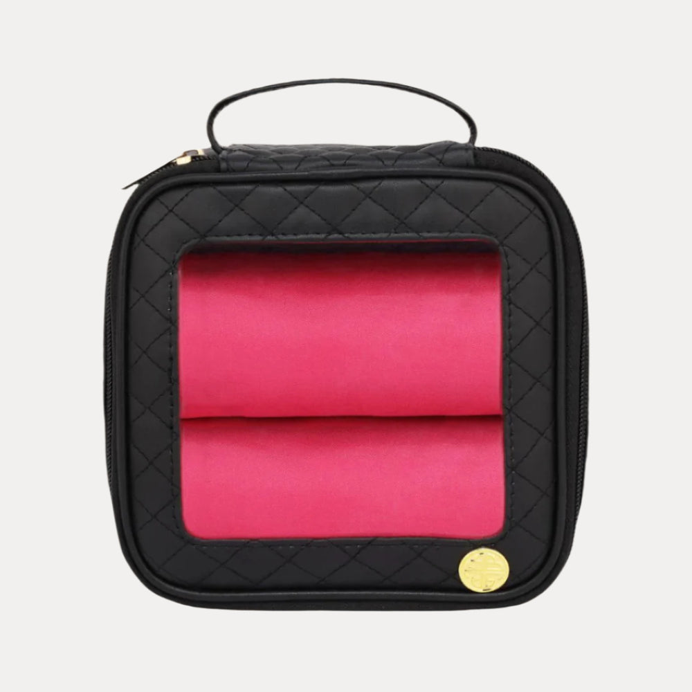 BUDHAGIRL BLACK TRAVEL CASE - LARGE
