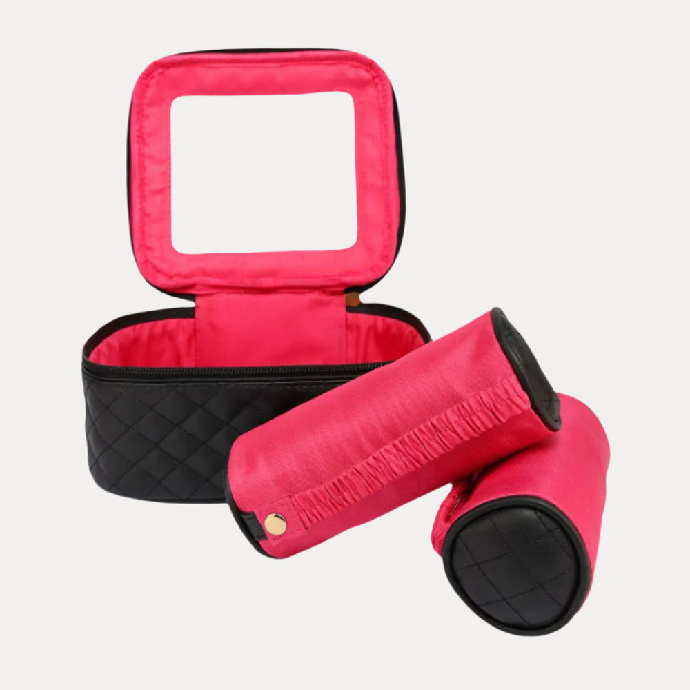 BUDHAGIRL BLACK TRAVEL CASE - LARGE