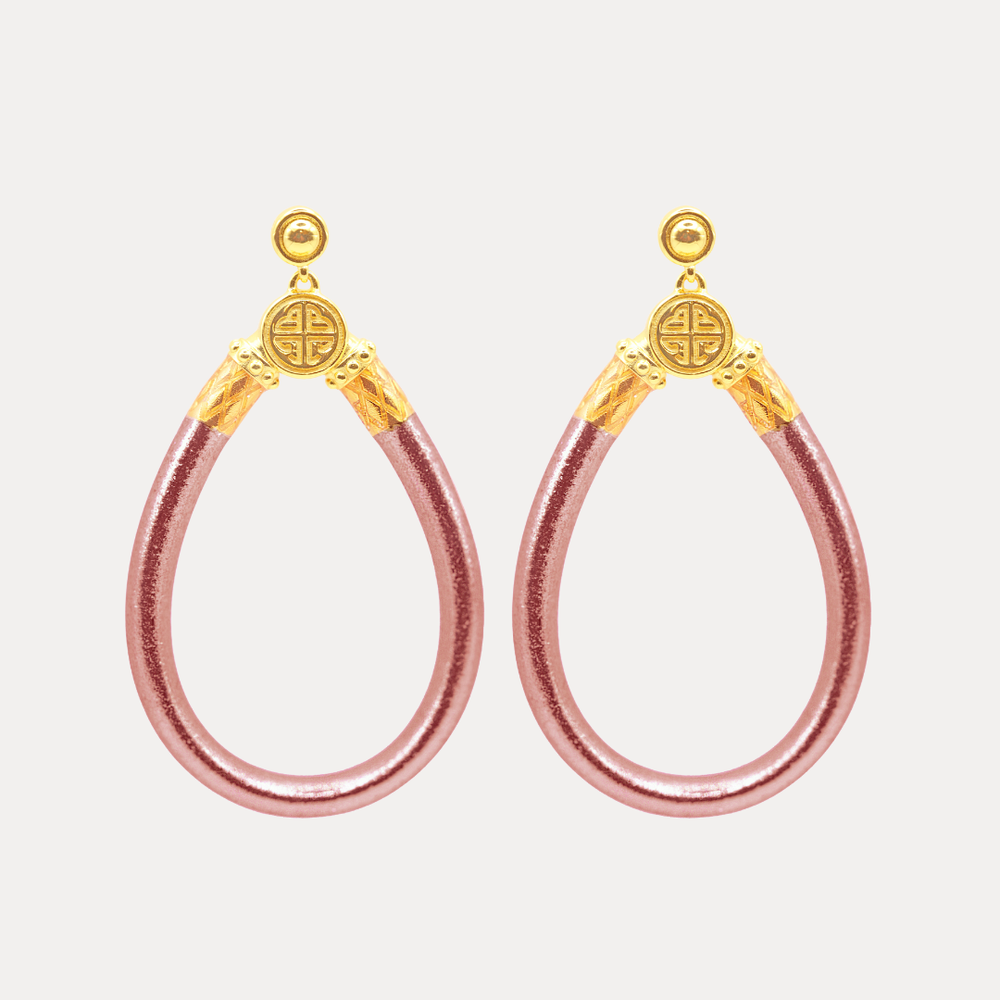 ROSE GOLD BUDHAGIRL EARRINGS