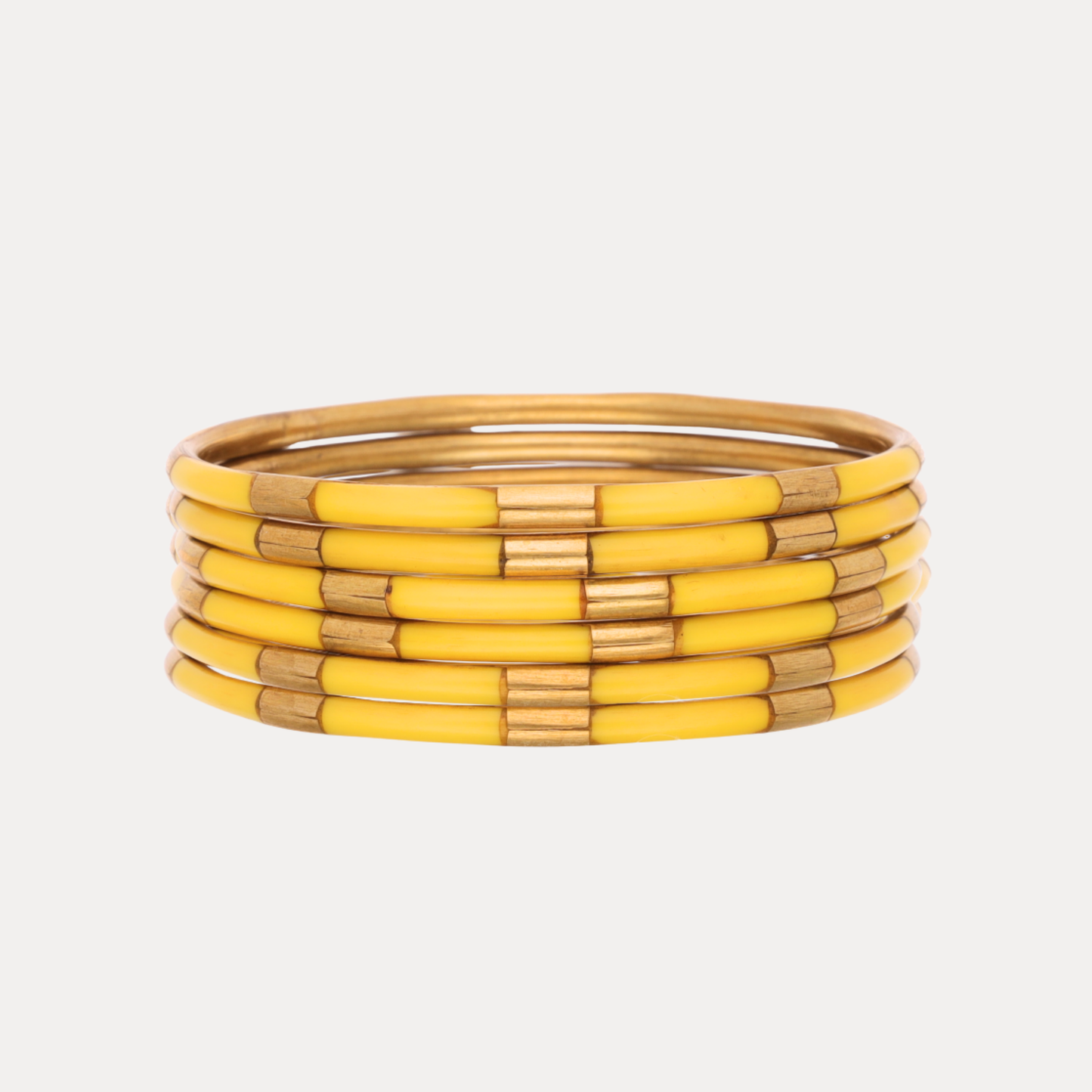 Budhagirl Yellow Veda Bangles