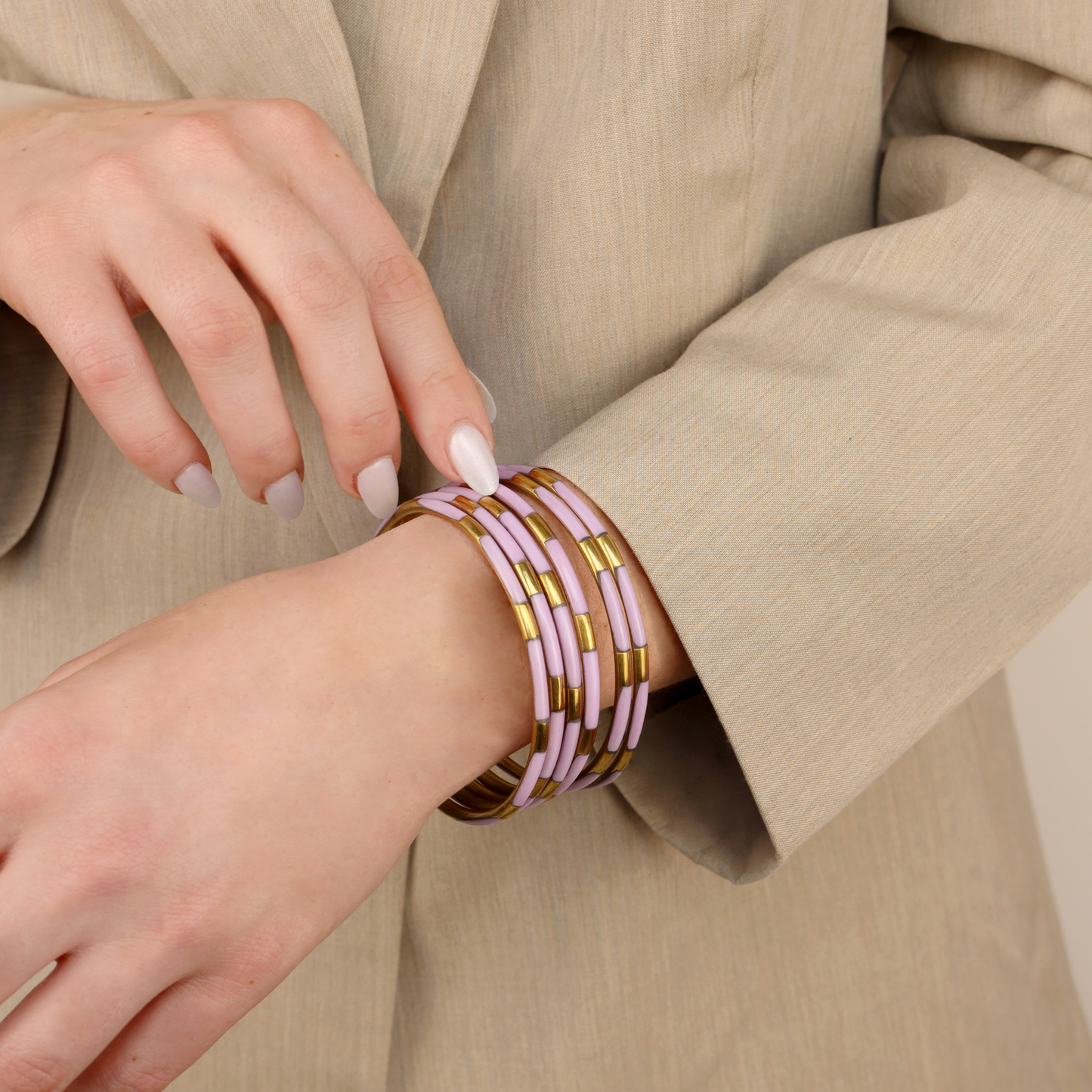 Budhagirl Lilac Veda Bangles