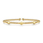 14k Yellow Gold Bujukan Pyramid Stations Bangle BG4421-57Y4JJJ*