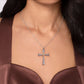 925 Sterling Silver and 14K Yellow Gold Bujukan Cross Pendant Necklace NK7778MZJJJ