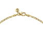 22 Inch 2.85mm 14K Yellow Gold Men's Hollow Link Chain Necklace