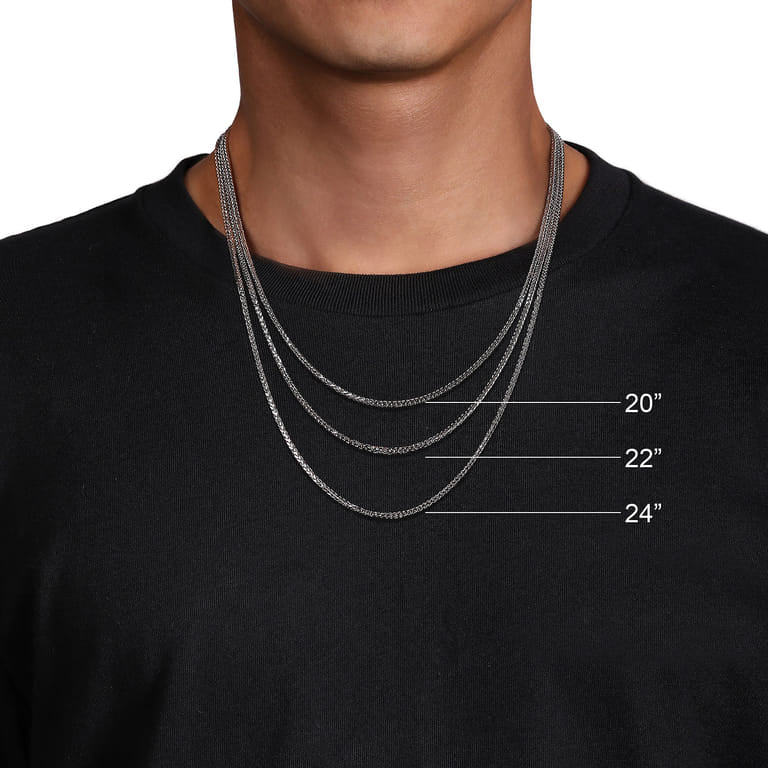 925 Sterling Silver Link Chain Necklace 3.6mm 22inch