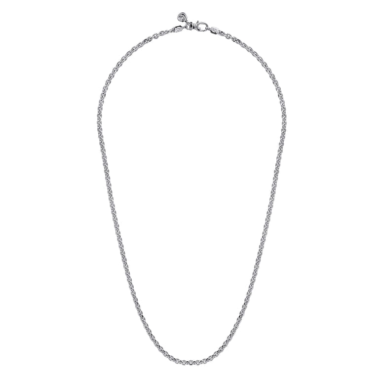 925 Sterling Silver Link Chain Necklace 3.6mm 22inch