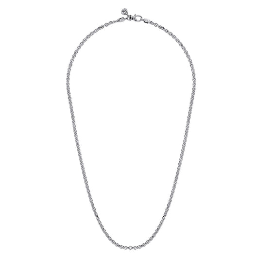 925 Sterling Silver Link Chain Necklace 3.6mm 22inch