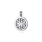 Compass Pendant 925 Sterling Silver Black Spinel PTM6531SVJBS