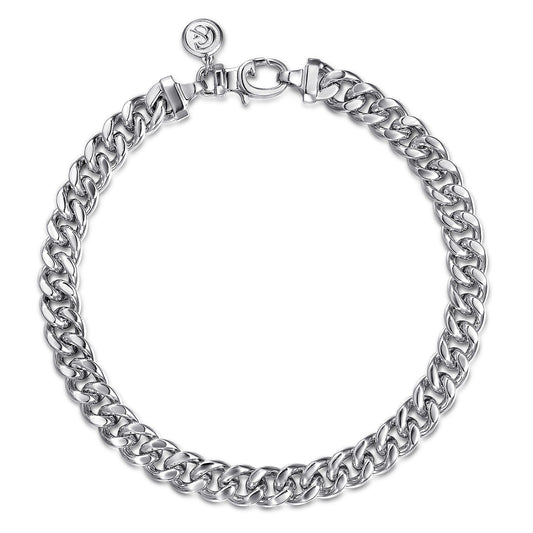925 Sterling Silver Solid Cuban Link Chain Bracelet 7mm TBM2076SVJJJ
