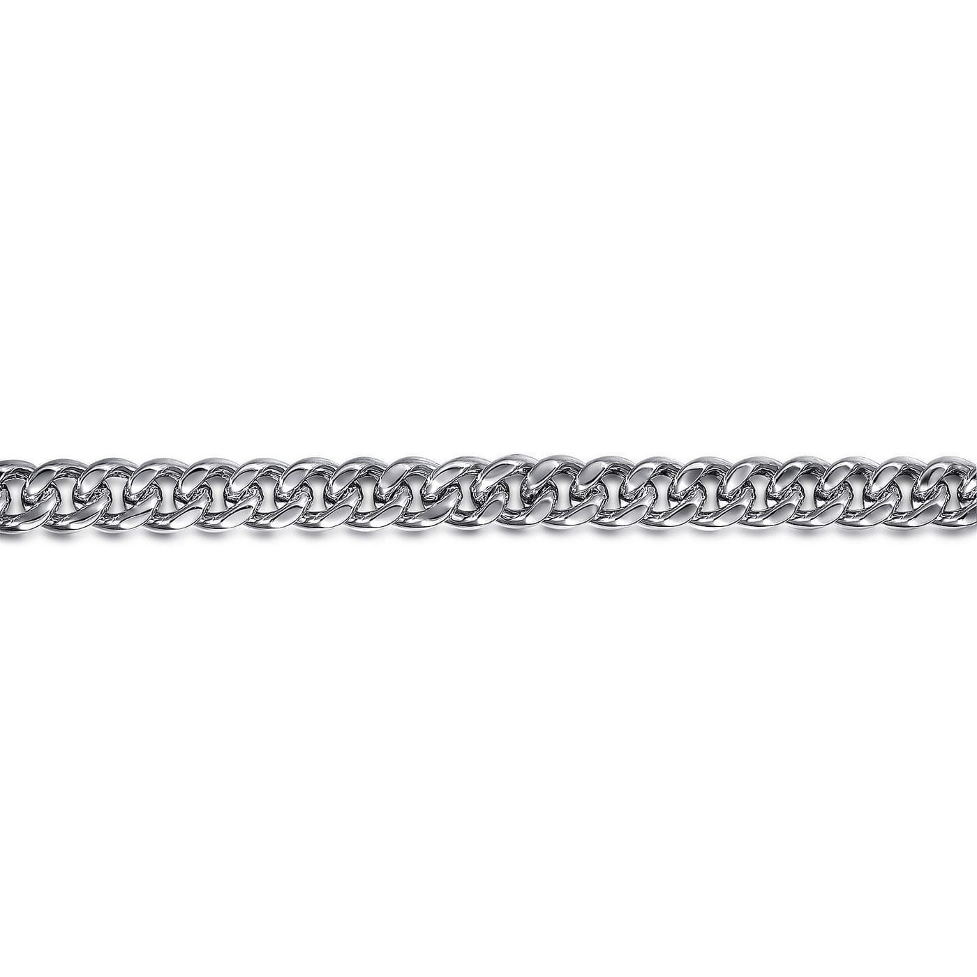 925 Sterling Silver Solid Cuban Link Chain Bracelet 7mm TBM2076SVJJJ