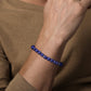 925 Sterling Silver Lapis Beaded Bracelet 6mm TBM2086SVJLP
