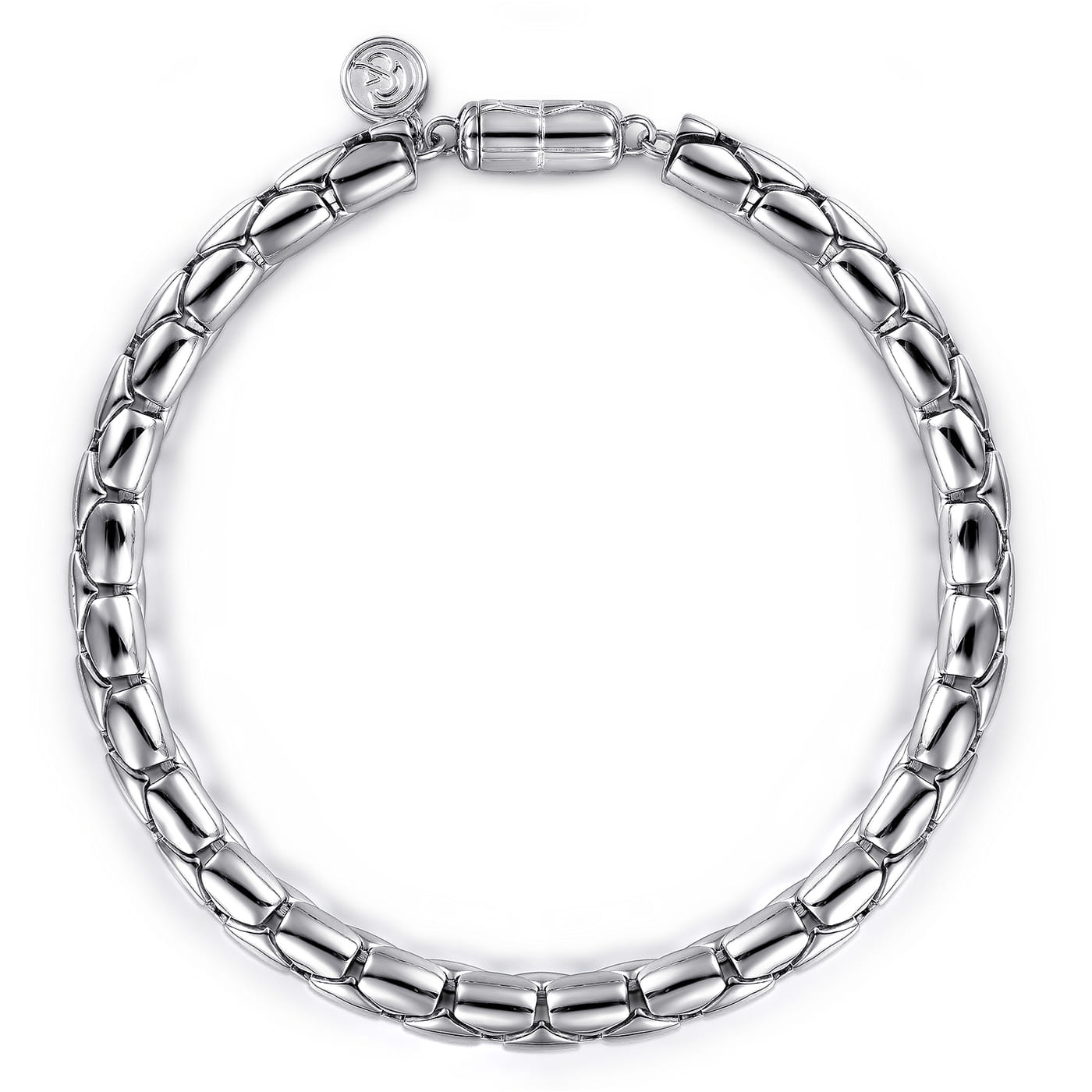 925 Sterling Silver Solid Chain Bracelet TBM4522SVJJJ