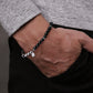 925 Sterling Silver Black Onyx Beaded Bracelet TBM4533SVJOX