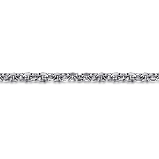 Solid Link Chain Bracelet 925 Sterling Silver TBM4806SVJJJ