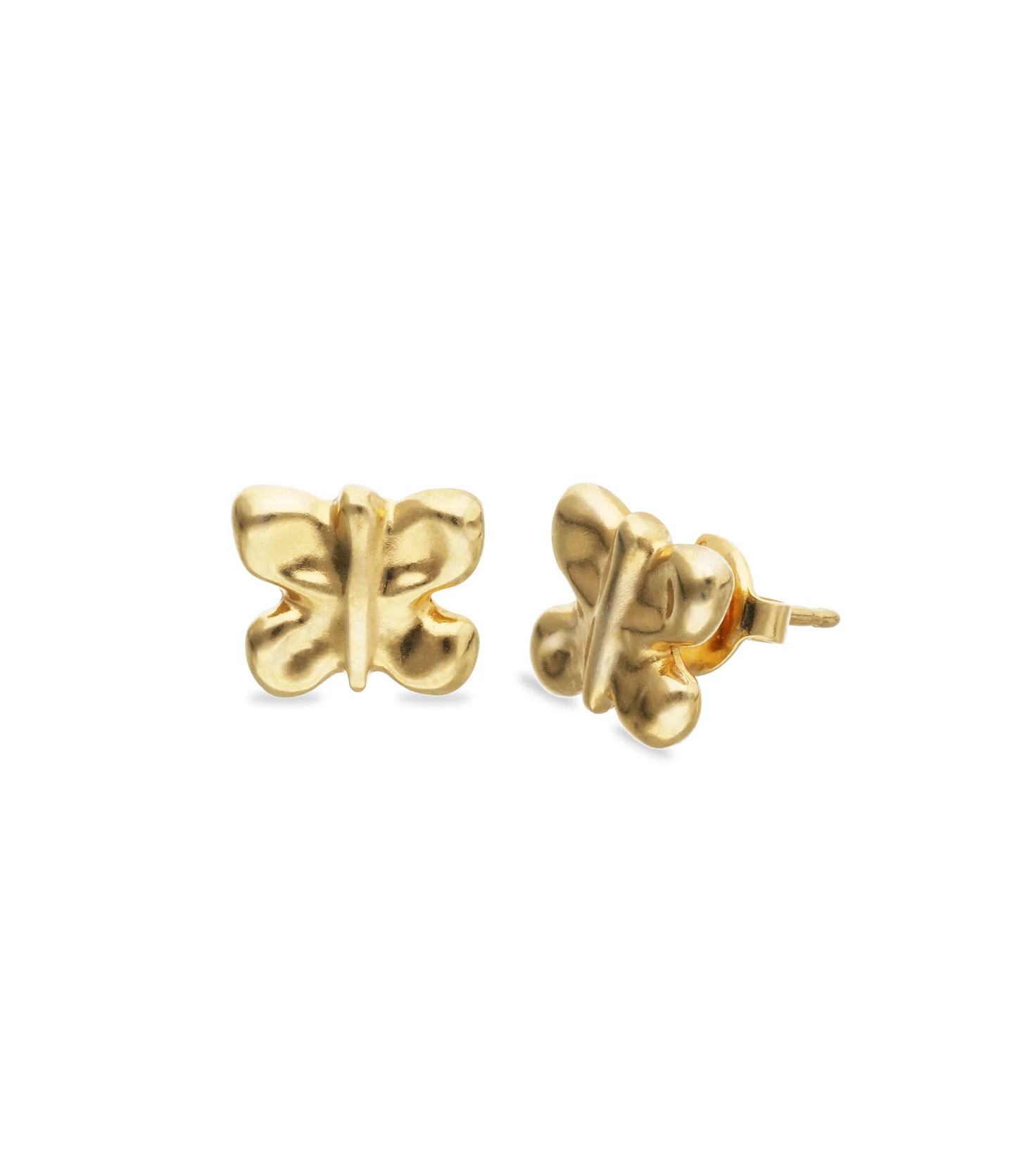 Stud earrings with a butterfly shape PEN1067