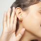 Stud earrings with a butterfly shape PEN1067
