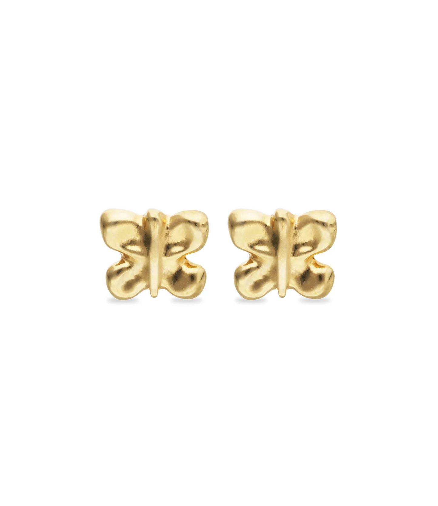 Stud earrings with a butterfly shape PEN1067