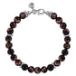 925 Sterling Silver Tiger Eye Beaded Bracelet TBM2080-85SVJTE