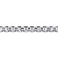 5mm 925 Sterling Silver Men’s Solid Round Box Chain Bracelet TBM2234SVJJJ
