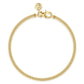 3mm 14K Yellow Gold Men’s Hollow Cuban Link Chain Bracelet TBM2268Y4JJJ