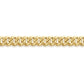 3mm 14K Yellow Gold Men’s Hollow Cuban Link Chain Bracelet TBM2268Y4JJJ