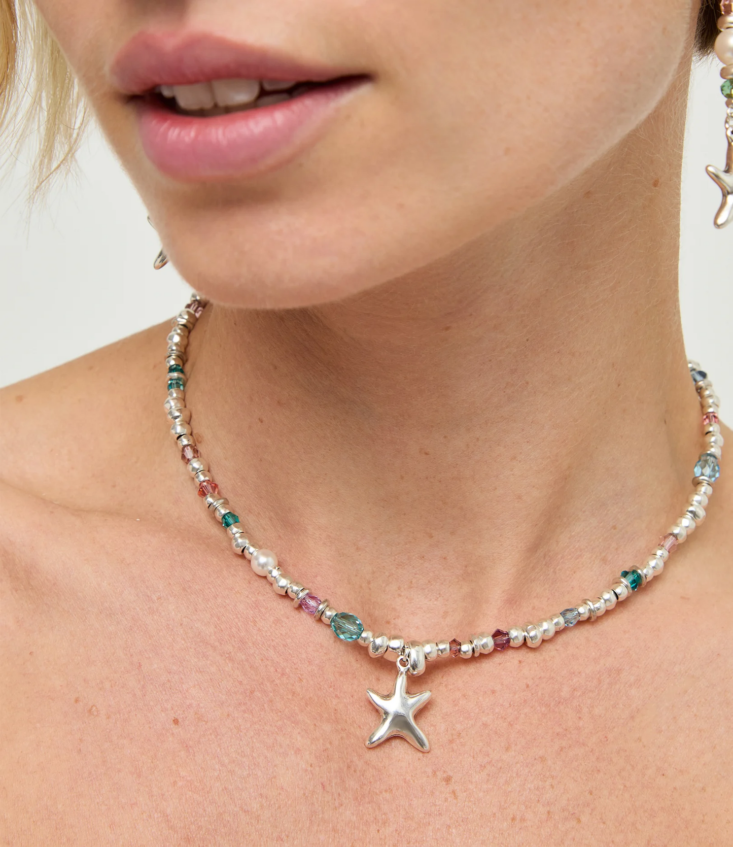 UNO DE 50 Prisma Necklace COL2095MCLMTL